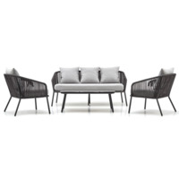 Фотография Набор садовой мебели Positive, темно-серый, светло-серый Фотография товара Набор садовой мебели Positive, темно-серый, светло-серый от компании ChiedoCover.