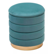 Фотография товара Пуф для гостиной ФРЕД бирюзовый от компании ChiedoCover.