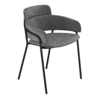 Настоящее фото товара Стул Briliant, темно-серый, произведённого компанией ChiedoCover