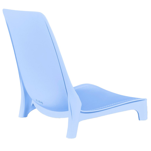 Стул Тилл, голубой, хром - фото 3