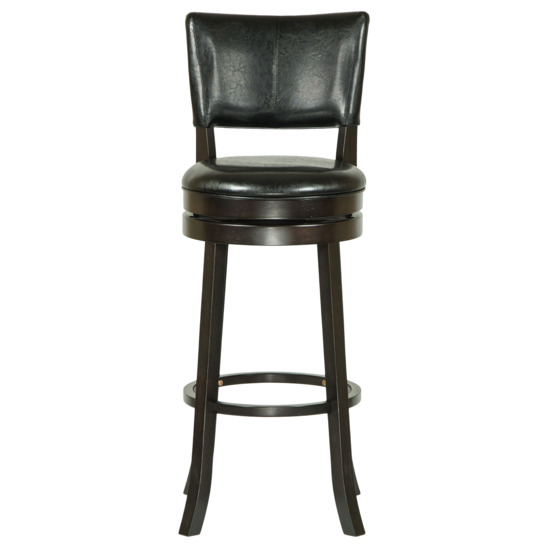 Барный стул Даллас, черный, крутящийся - фото 2