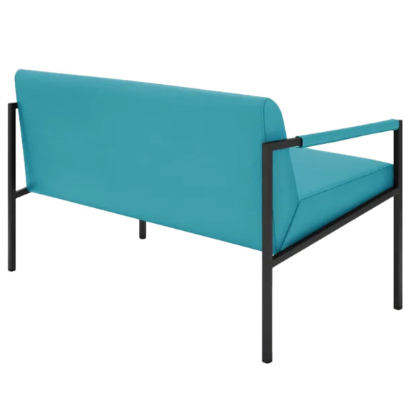 Диван Номик, уличная ткань, голубой - фото 2