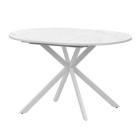 Фотография Стол раздвижной Грань 2, 900+300 азул, белый муар от производителя ChiedoCover, картинка продукции, реальное фото товара Настоящее фото товара Стол раздвижной Грань 2, 900+300 азул, белый муар, произведённого компанией ChiedoCover