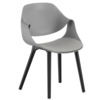 Стул Quill soft, серый, черный Стул Quill soft, серый, черный