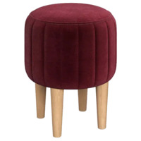 Настоящее фото товара Пуф Ноотропик, круглый, винный, произведённого компанией ChiedoCover