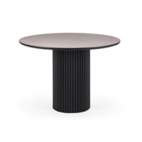 Фотография Керамический стол Барел 110 avenue grey sahara / черный от производителя ChiedoCover, картинка продукции, реальное фото товара Настоящее фото товара Керамический стол Барел 110 avenue grey sahara / черный, произведённого компанией ChiedoCover