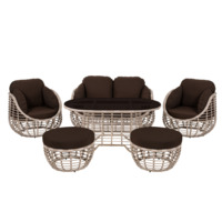 Настоящее фото товара Комплект Луро, ирбис, ротанг, произведённого компанией ChiedoCover