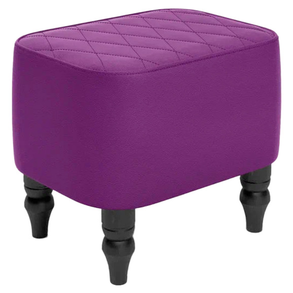 Пуф Лотик, экокожа, фиолетовый - фото 1