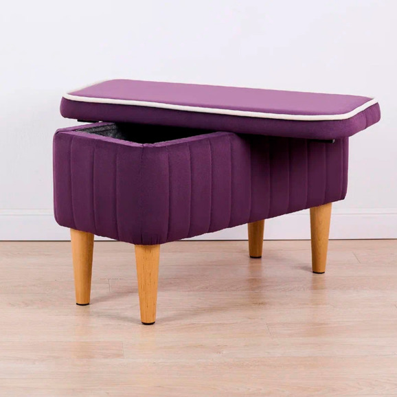 Банкетка Nootropic, с ящиком, фиолетовый Банкетка Nootropic, с ящиком, фиолетовый - фото 2