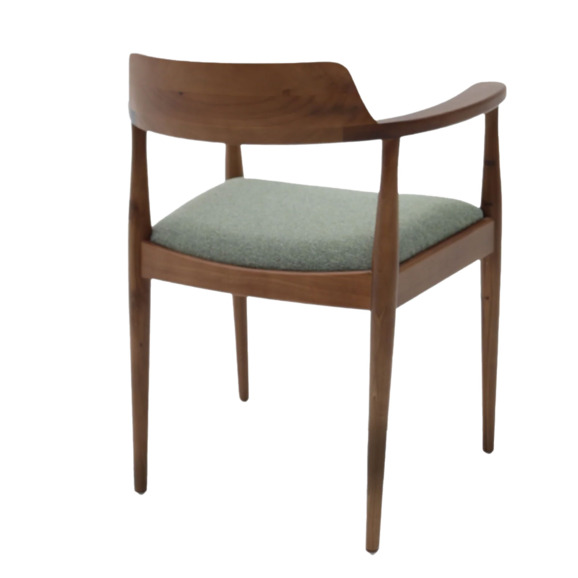 Стул Keris, ткань хаки, орех натуральный Стул Keris, ткань хаки, орех натуральный - фото 2