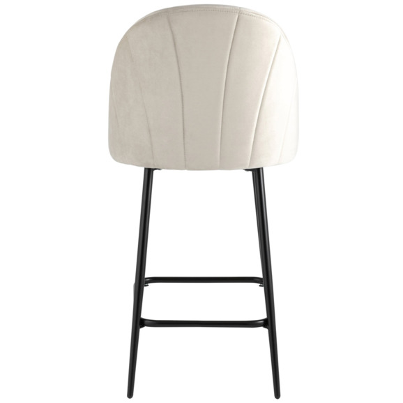 Стул полубарный Логан SN, велюр, бежевый - фото 4