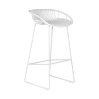 Настоящее фото товара Полубарный стул Рин, белый, произведённого компанией ChiedoCover
