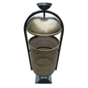 Фотография товара Уличная урна КОСМОС 30 литров, перфорированная, бронза от компании ChiedoCover.