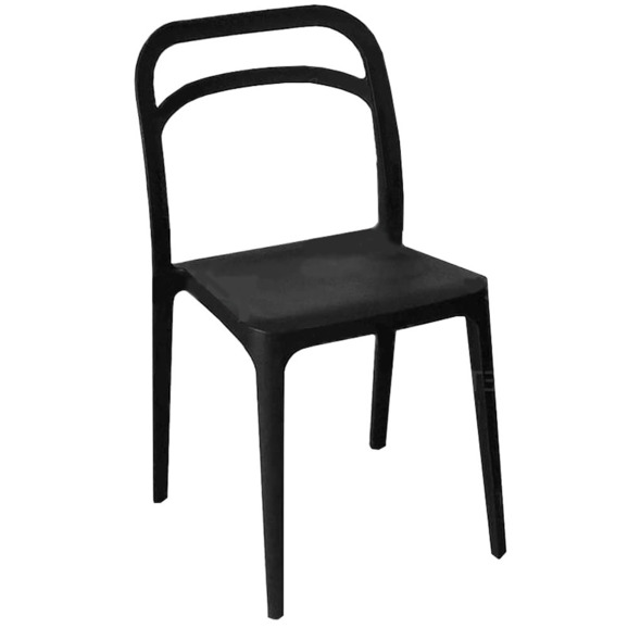 СТУЛ JULIE ALMA DESIGN ЧЕРНЫЙ - фото 1