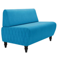 Фотография Диван Лотик, велюр, голубой от производителя ChiedoCover, картинка продукции, реальное фото товара Настоящее фото товара Диван Лотик, велюр, голубой, произведённого компанией ChiedoCover