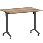 Фотография товара Стол мобильный складной дуб сафари, антрацит, 25 мм, 100*70 от компании ChiedoCover.