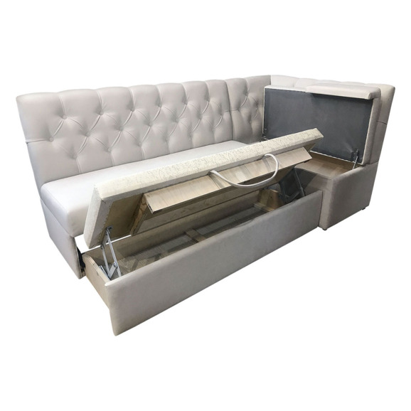 Диван Flower угловой, бежевый - фото 3