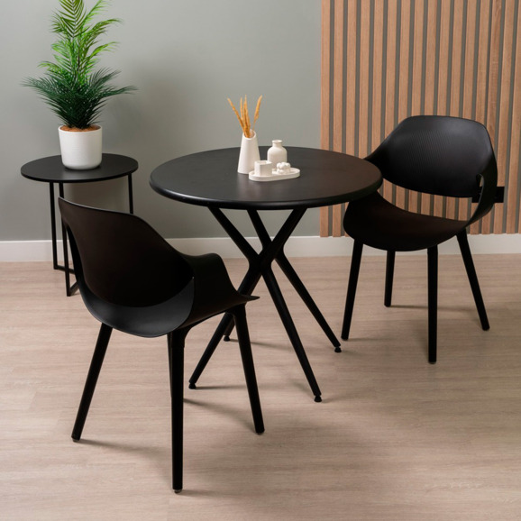 Стул Quill, черный, черные ножки Стул Quill, черный, черные ножки - фото 3