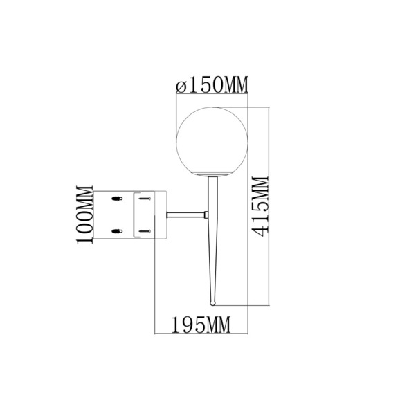 Бра V6043-1W Scrumbel - фото 2