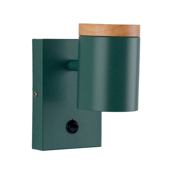 Светильник настенный Рик Ашесвуд, зелёный - фото 1