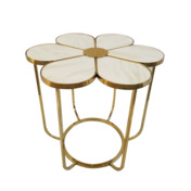 Фотография товара Стол журнальный Flur, белый мрамор от компании ChiedoCover.