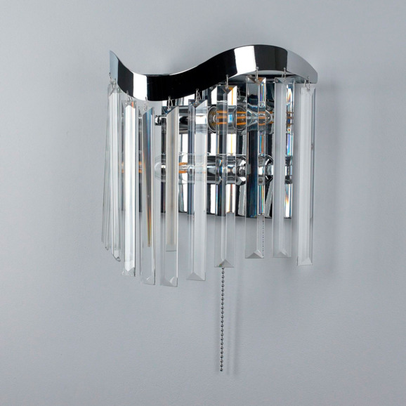 Бра Люси Вейв, хром - фото 4
