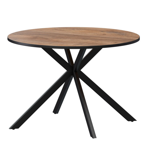 Стол нераздвижной Грант 900 дуб самдал ,черный муар - фото 1