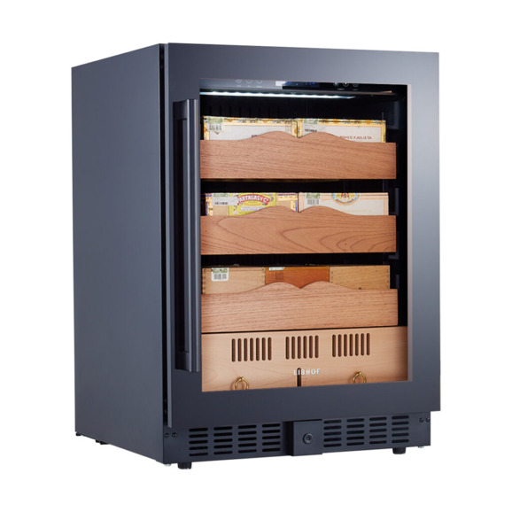 Шкаф для хранения сигар BR-650 black - фото 1