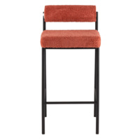 Фотография товара Стул полубарный Балла букле, коралловый от компании ChiedoCover.