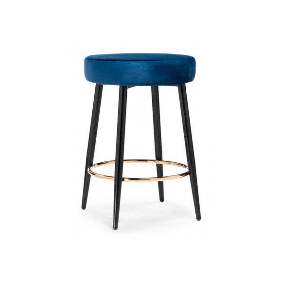 Барный стул Plato dark blue - фото 2