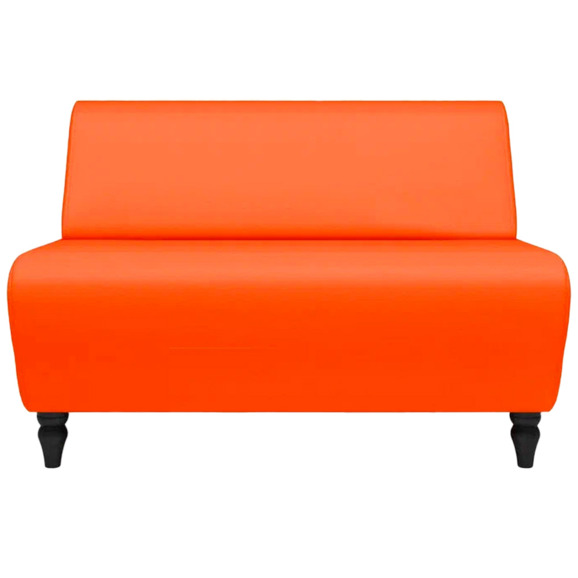 Диван Лотик, экокожа, оранжевый - фото 2