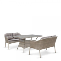 Настоящее фото товара Комплект мебели Энфилд, латте, 2 дивана, произведённого компанией ChiedoCover