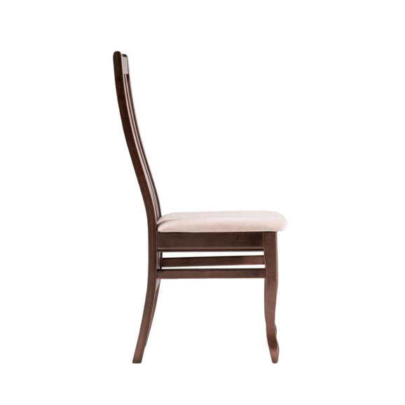 Деревянный стул Арлет ткань Tenerife latte / венге коричневый Деревянный стул Арлет ткань Tenerife latte / венге коричневый - фото 3