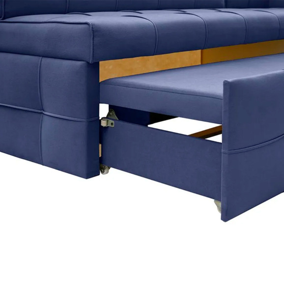 Угловой диван для кухни Атлант Плюс, синий, правый Угловой диван для кухни Атлант Плюс, синий, правый - фото 6