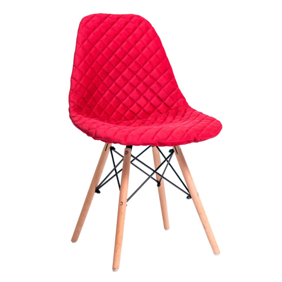 Чехол Е07 на стул Eames, красный - фото 1