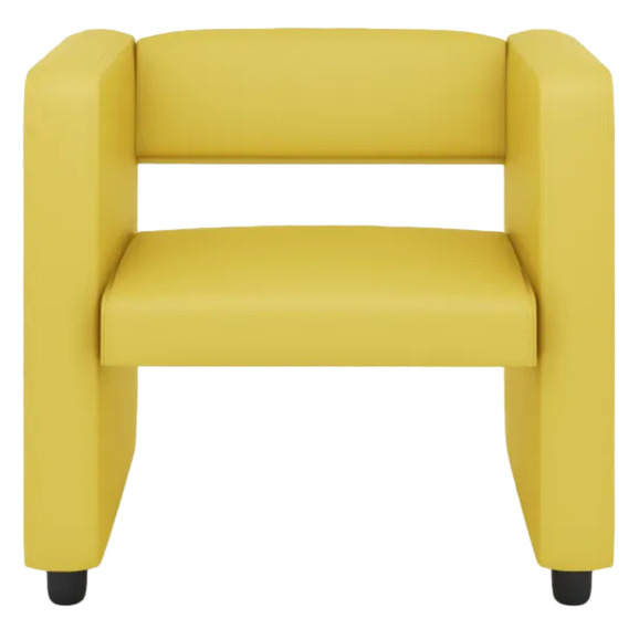 Кресло Тепал, экокожа, желтый Кресло Тепал, экокожа, желтый - фото 2