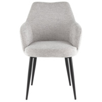 Фотография Стул обеденный Katys, светло-серый, рогожка Фотография товара Стул обеденный Katys, светло-серый, рогожка от компании ChiedoCover.