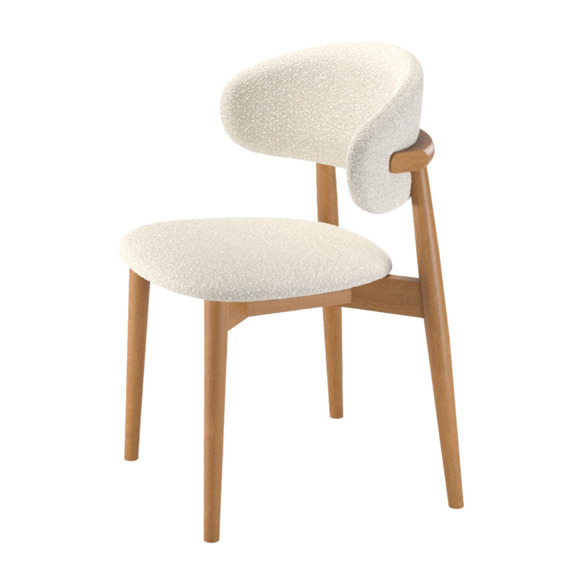 Стул К5, дуб коньяк, букле вайт - фото 2