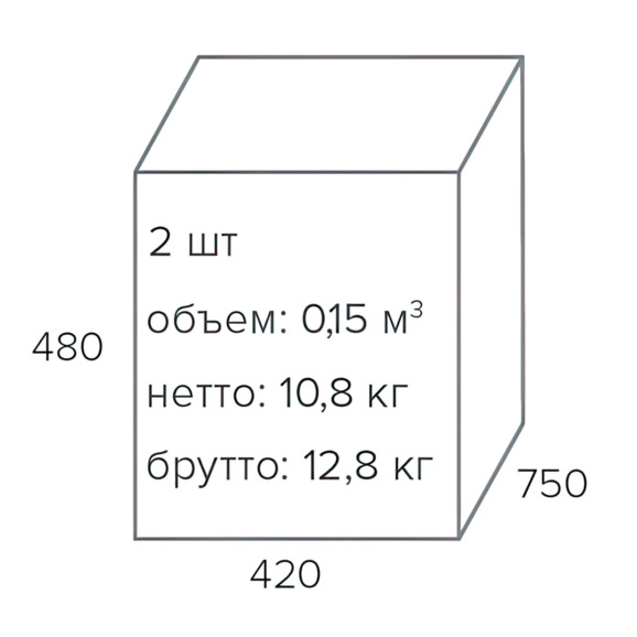 Стул обеденный Boom Ткань Синий - фото 3