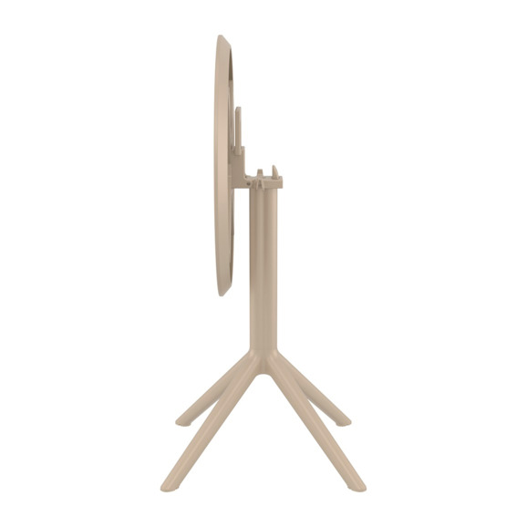 Стол складной Sky Folding Table, круглый d600 мм, бежевый - фото 3