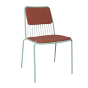 Фотография товара Стул Лион с подушкой, рогожка красная Лардаса 490 от компании ChiedoCover.