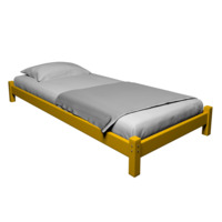 Настоящее фото товара Кровать Ида Yellow, произведённого компанией ChiedoCover