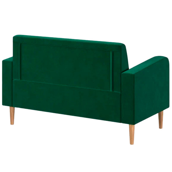 Диван Папилла, велюр, 132 см, зеленый - фото 3