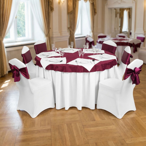 Комплект мебели и текстиля на 6 персон, красный - фото 2