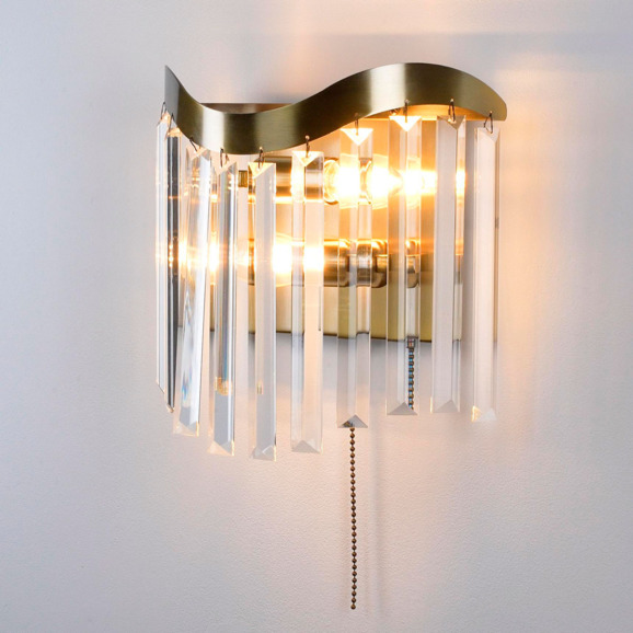 Бра Люси Вейв, золотой - фото 4