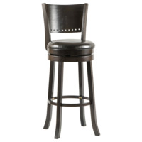 Настоящее фото товара Барный стул крутящийся черный/ коричневый, произведённого компанией ChiedoCover