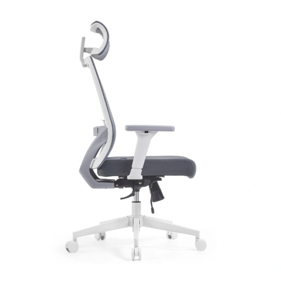 Офисное поворотное кресло Sparx fx-15 toro plus white / grey - фото 5
