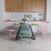 Фотография товара Комплект стульев Такер, цвет-голубые и розовые от компании ChiedoCover.
