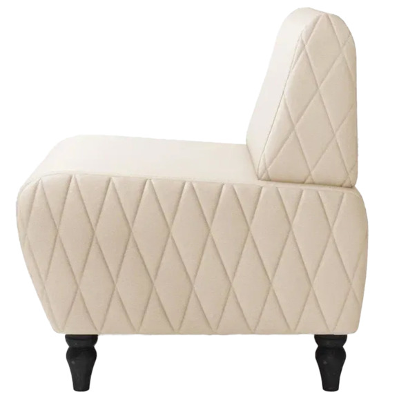 Кресло Лотик экокожа, кремовый Кресло Лотик экокожа, кремовый - фото 4