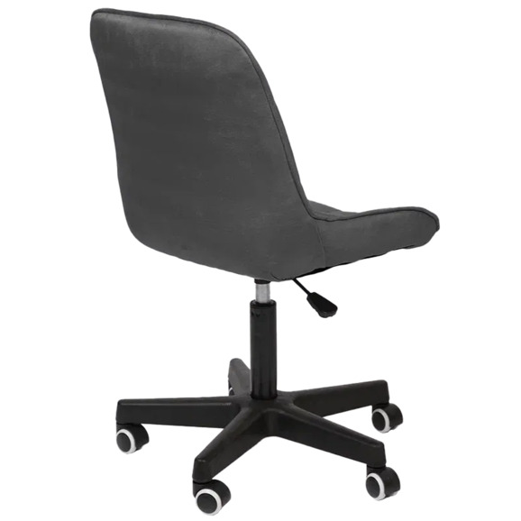 Стул Мускус, пластик, велюр, темно-серый, черный - фото 4